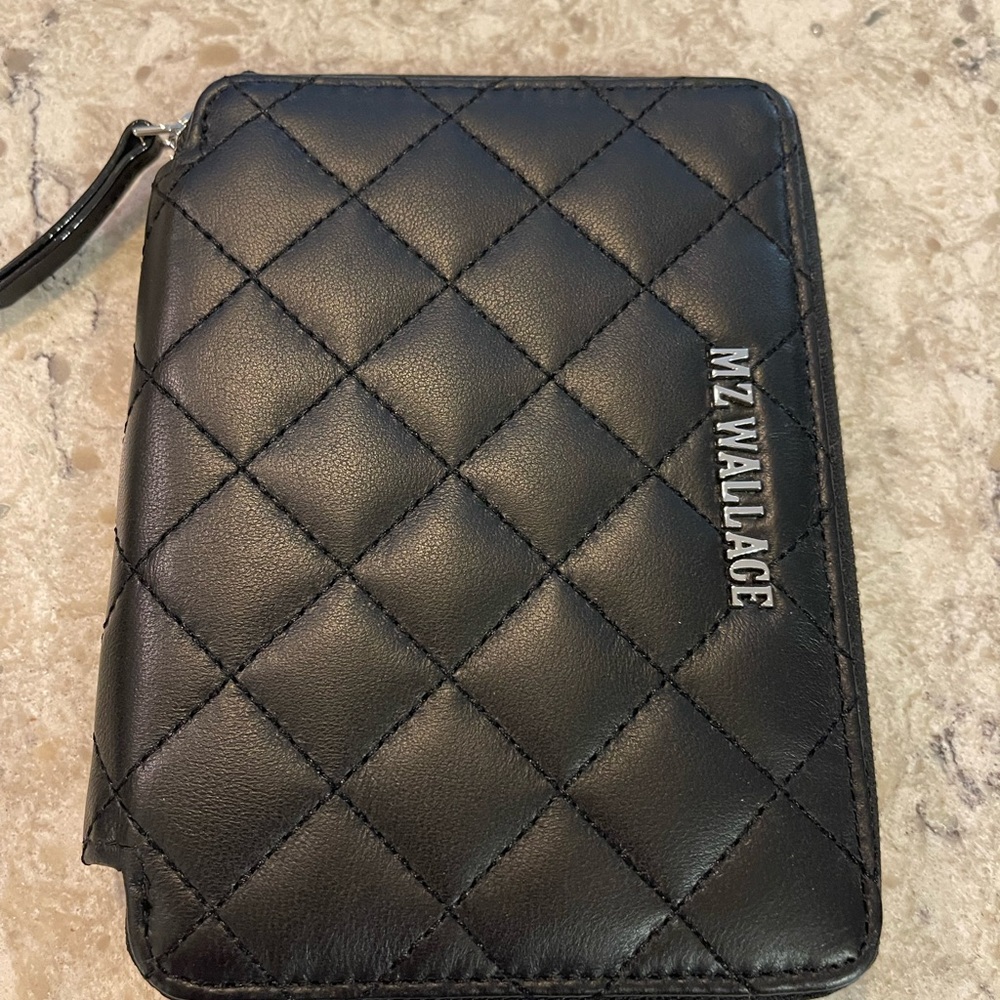 MZ Wallace black leather passport organizer. NWT - Picture 2 of 8